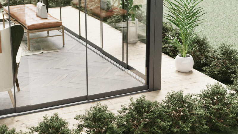 Glazen schuifdeuren voor een elegante veranda: Stijl en functionaliteit