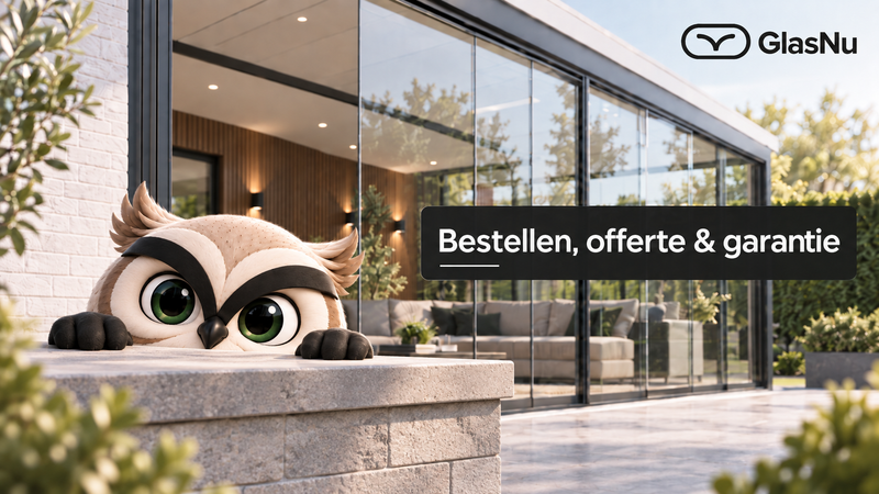 Glazen schuifwand bestellen: levertijd, offerte, maatwerk en garantie