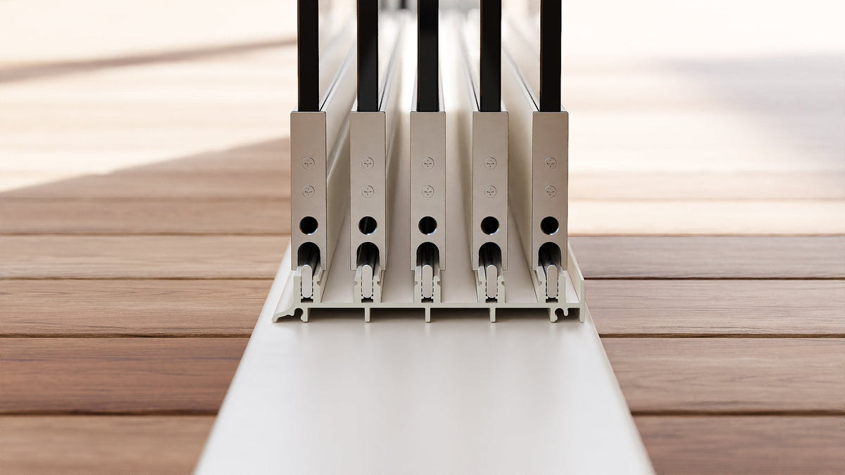 3-, 4- of 5-rails glazen schuifwand: welke heb ik nodig?