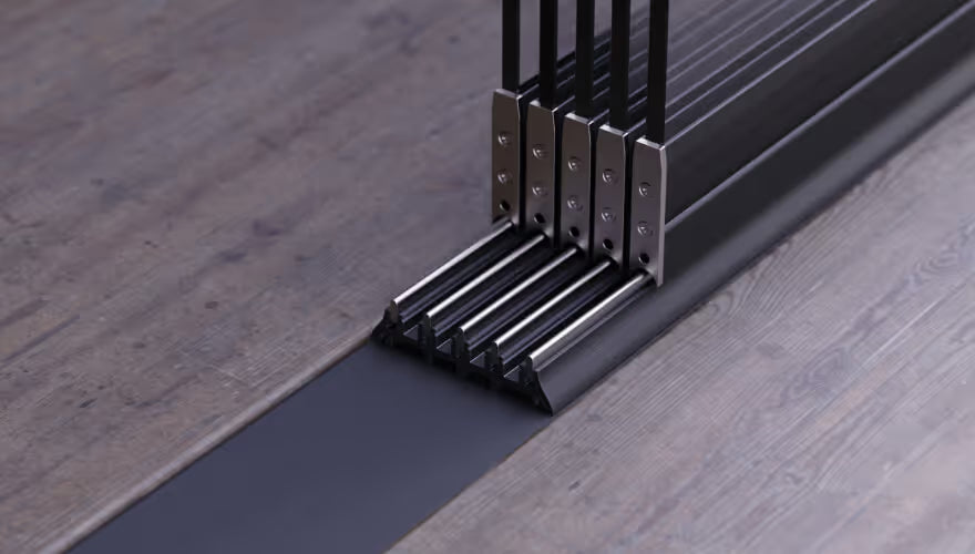Bottom rail installation